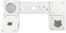 Trixie - Meuble pour chats Casa carton blanc - 93 cm