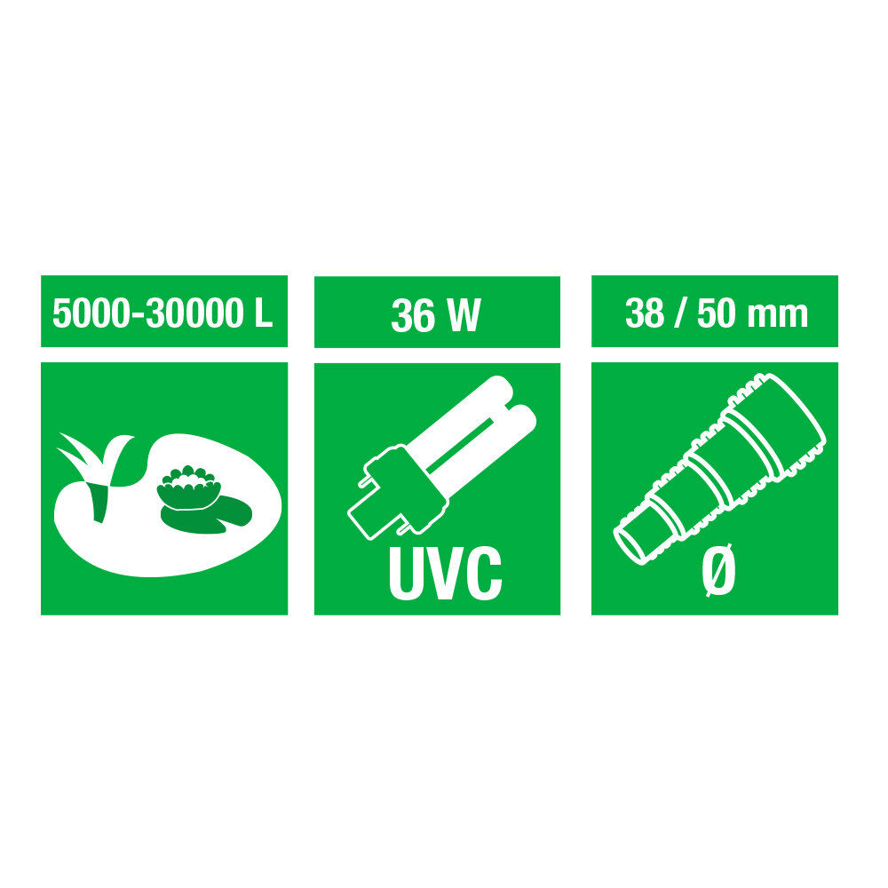 Amtra - St&eacute;rilisateur Scudo Inox Uvc-36 pour Aquarium et Bassin Image num&eacute;ro 2