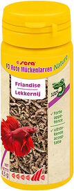 Sera - Friandises Larves de Moustiques FD Rote Mückenlarven pour Poissons - 50ml