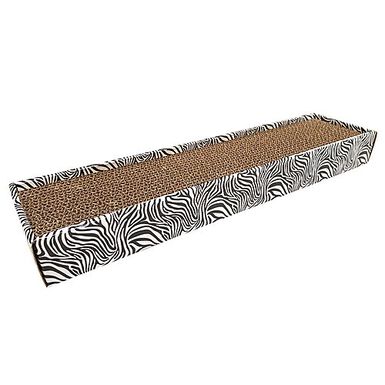 Croci - Griffoir Homedecor Animalier Zèbre pour Chat - 43cm