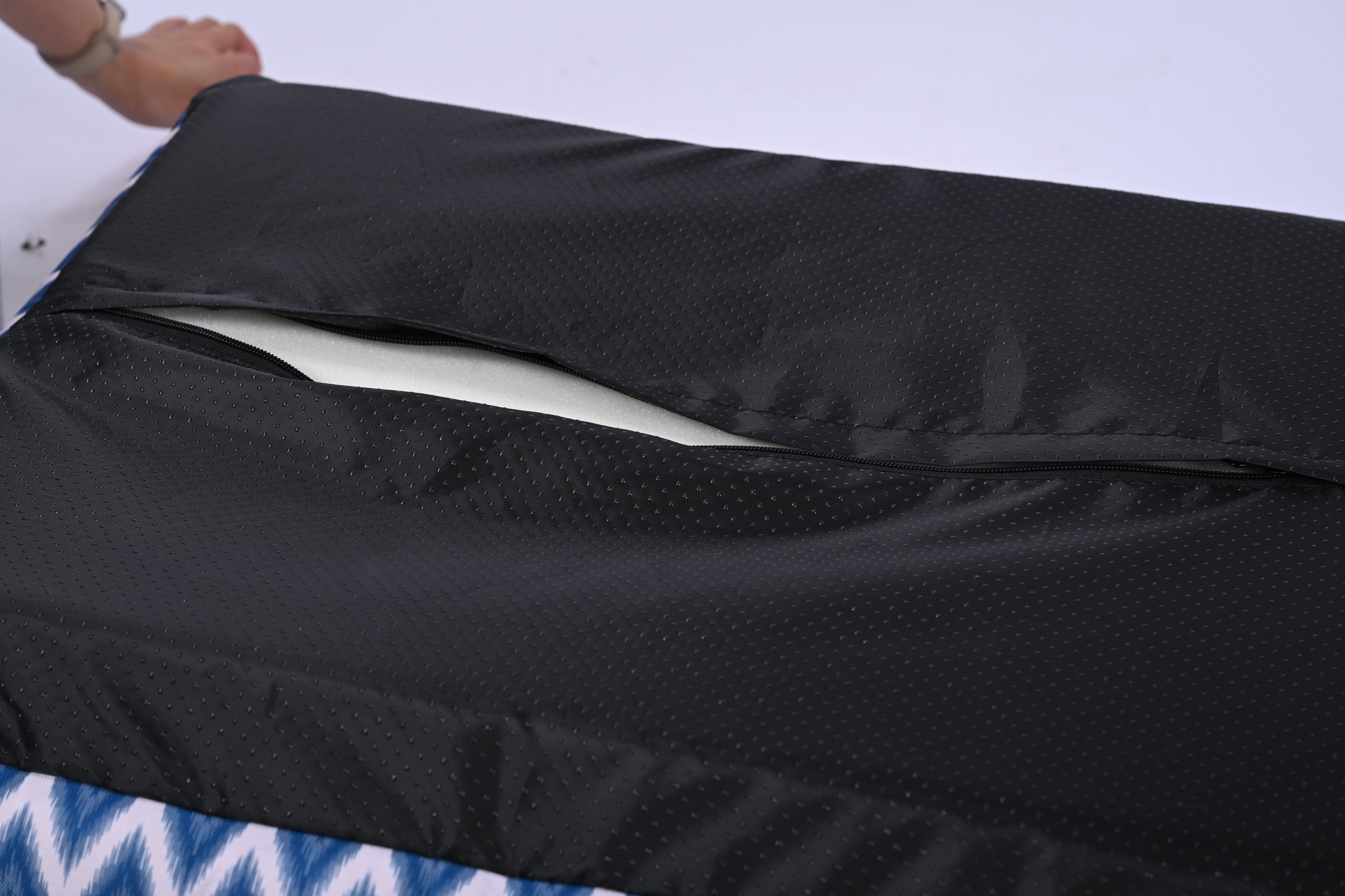 Leeby - Sofa Premium Trait Bleu pour Chien - M Image num&eacute;ro 4