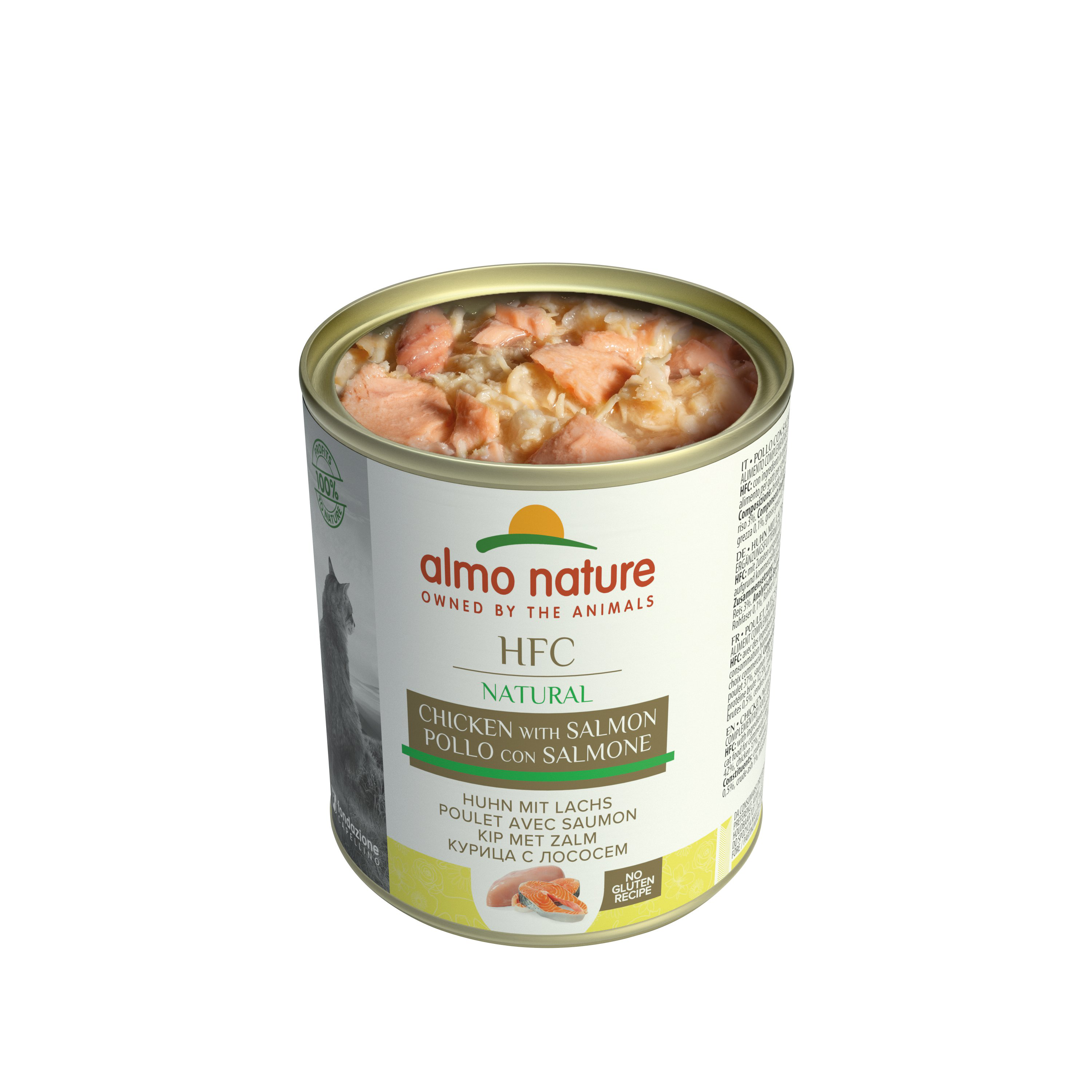 Almo Nature - P&acirc;t&eacute;e Hfc Natural Poulet Et Saumon - 280g Image num&eacute;ro 2