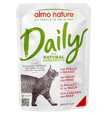 Almo Nature - Pâtée Daily Poulet Et Boeuf - 70g