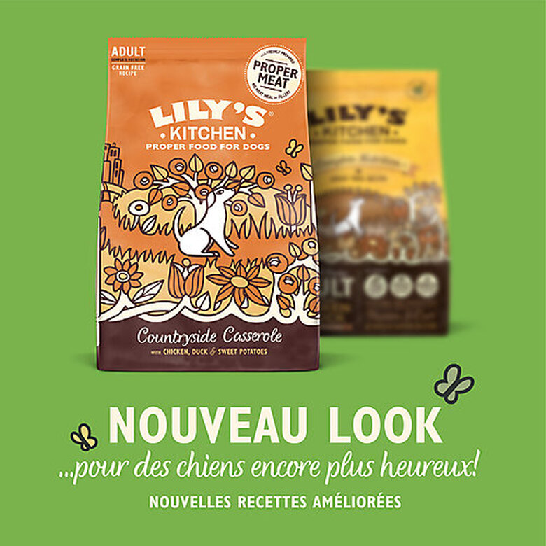 Lily's Kitchen - Croquettes Poulet et Canard Sans Céréales pour Chien - 7Kg Image numéro 2 Lily's Kitchen - Croquettes Poulet et Canard Sans Céréales pour Chien - 7Kg Image numéro 2