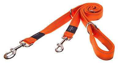 Rogz - Laisse Utility Multiple Orange pour Chien - 180cm