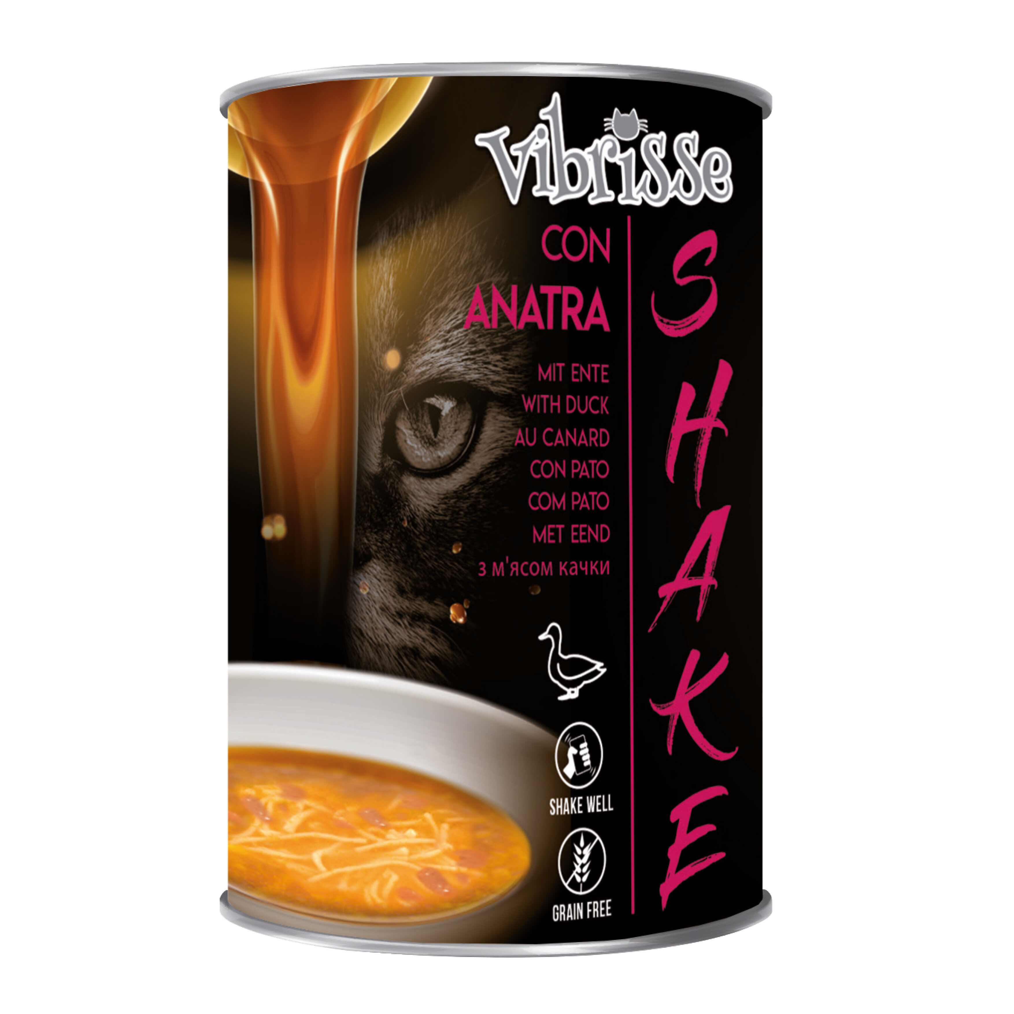 Vibrisse - SHAKE SOUPE AU Canard POUR CHATS - 135g Image num&eacute;ro 1