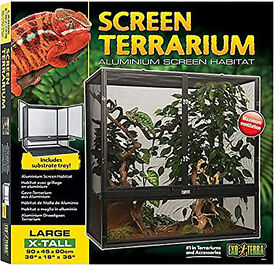 Exo Terra - Terrarium  Screen L pour Reptiles - 90x45x90cm
