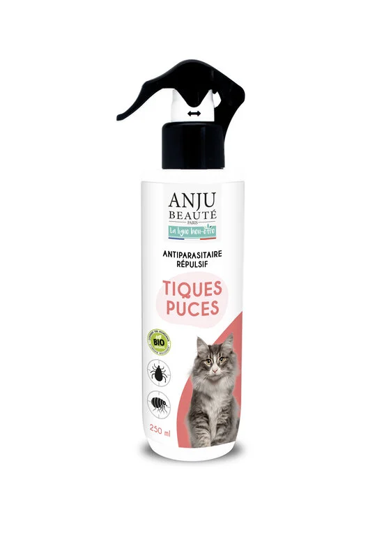 Anju Beaute - Lotion Antiparasitaire Répulsive Chat - 250ml Image numéro 1 Anju Beaute - Lotion Antiparasitaire Répulsive Chat - 250ml Image numéro 1