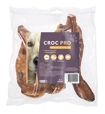 Croc Pro - Oreilles de Porc pour Chien