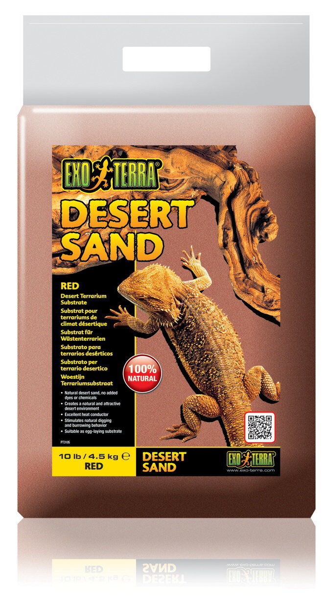 Exo Terra - Sable D&eacute;sert Rouge - 4,5Kg Image num&eacute;ro 1