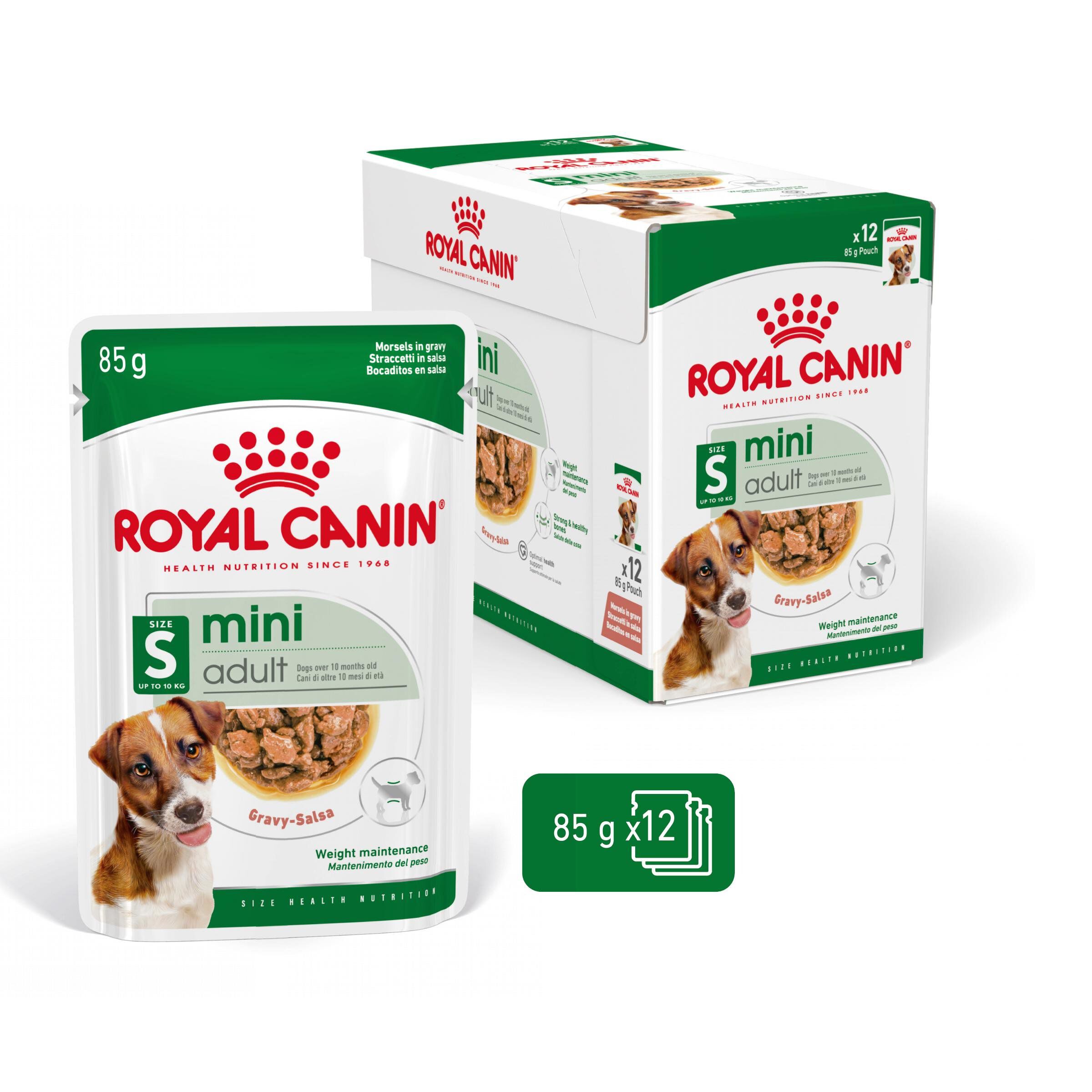 Royal Canin - Sachets Mini Adult en Sauce pour Chien - 12X85g Image num&eacute;ro 3