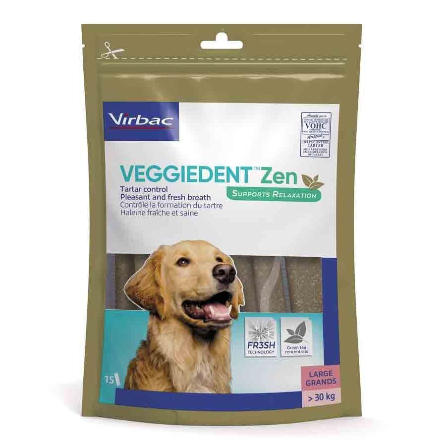 Virbac - Lemelles Veggiedent Zen &agrave; M&acirc;cher L pour Grands Chiens - x15 Image num&eacute;ro 1