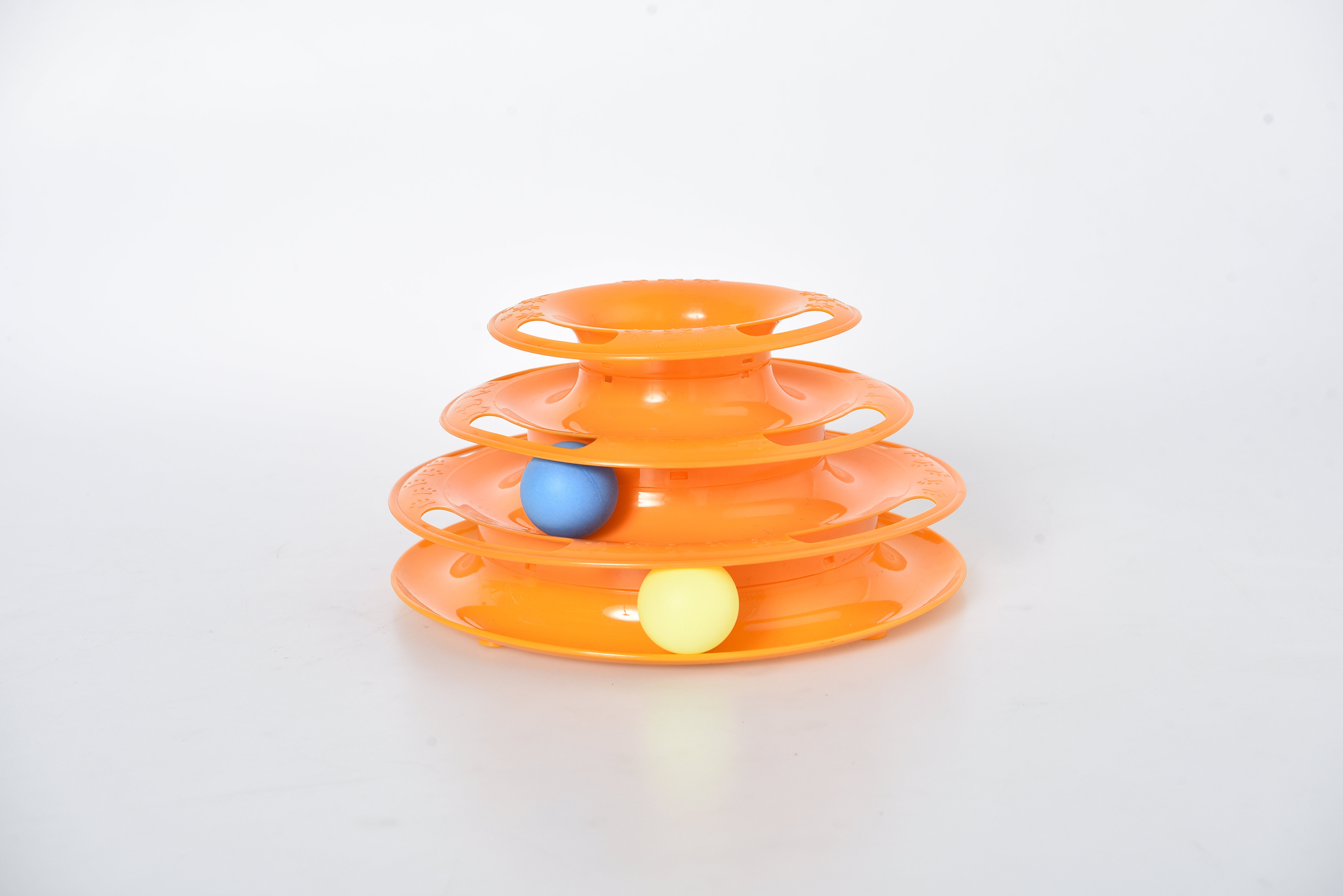 Animalis - Jeux Spirale 3 Niveaux pour Chat Orange Image num&eacute;ro 1