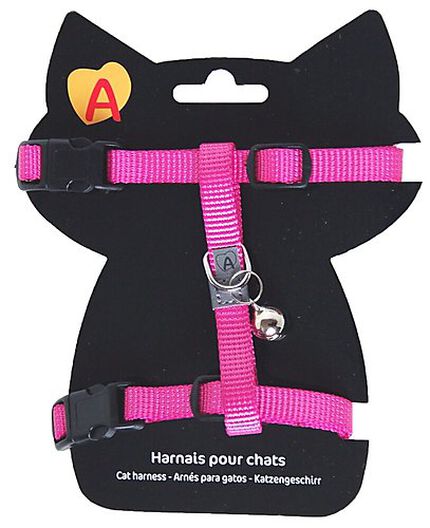 Animalis - Harnais Basic pour Chat - Fushia image number null