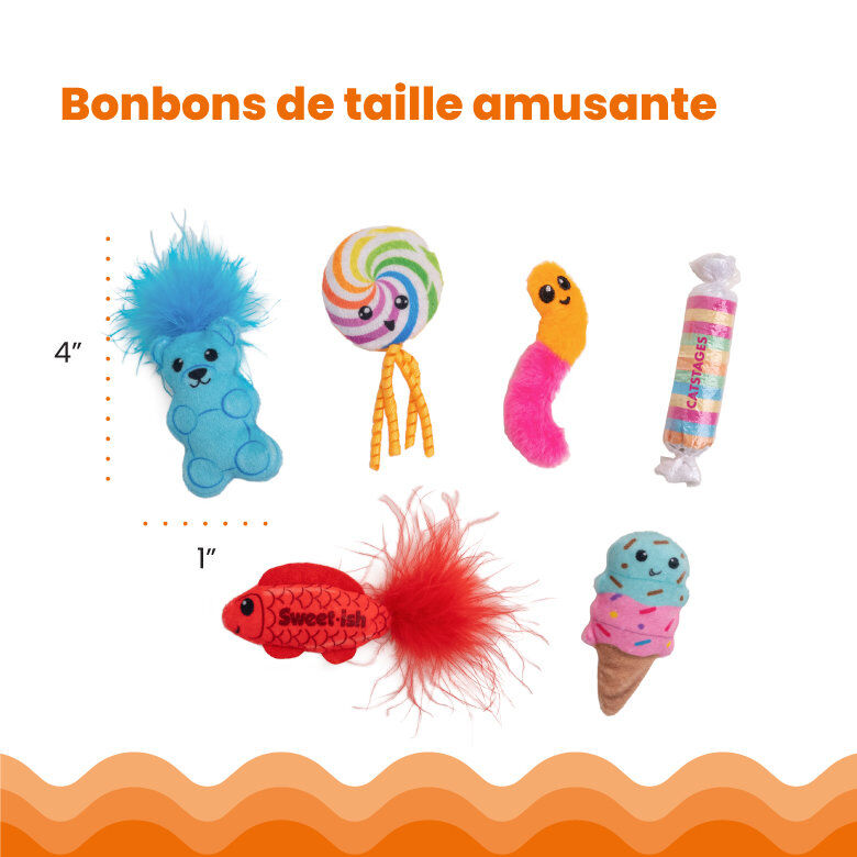 Outward Hound - Lot de 6 Jouets Kitty Sweet Treats Image num&eacute;ro 2