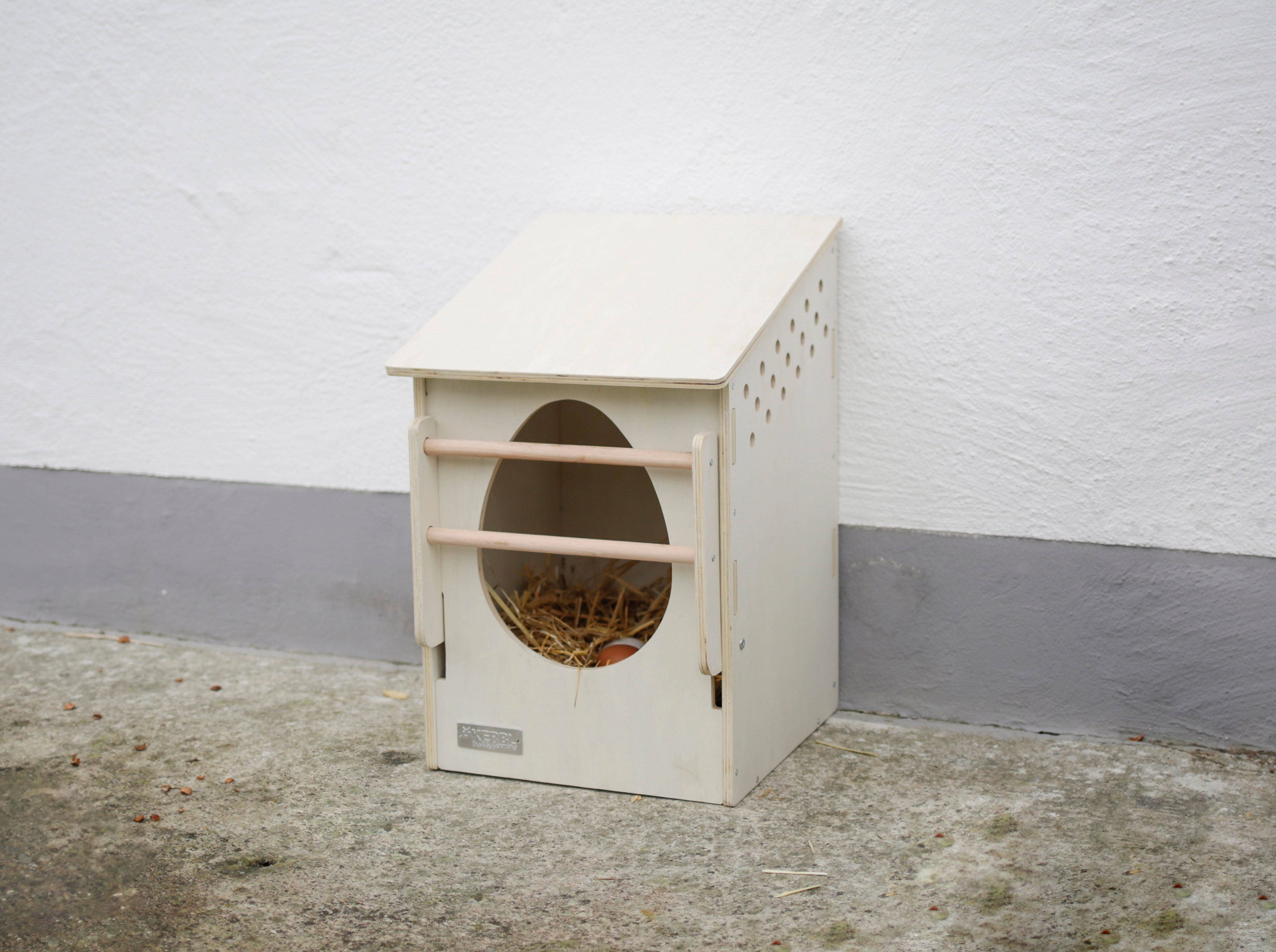 Kerbl - Pondoir en Bois pour Poules Pondeuses - 51x34x53cm Image num&eacute;ro 3