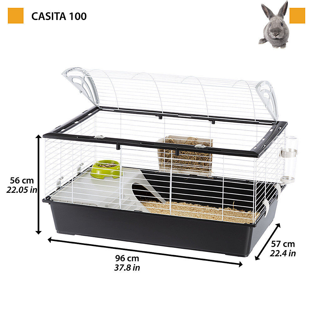 Ferplast - Cage Casita 100 pour Grands Rongeurs - 96cm Image num&eacute;ro 2