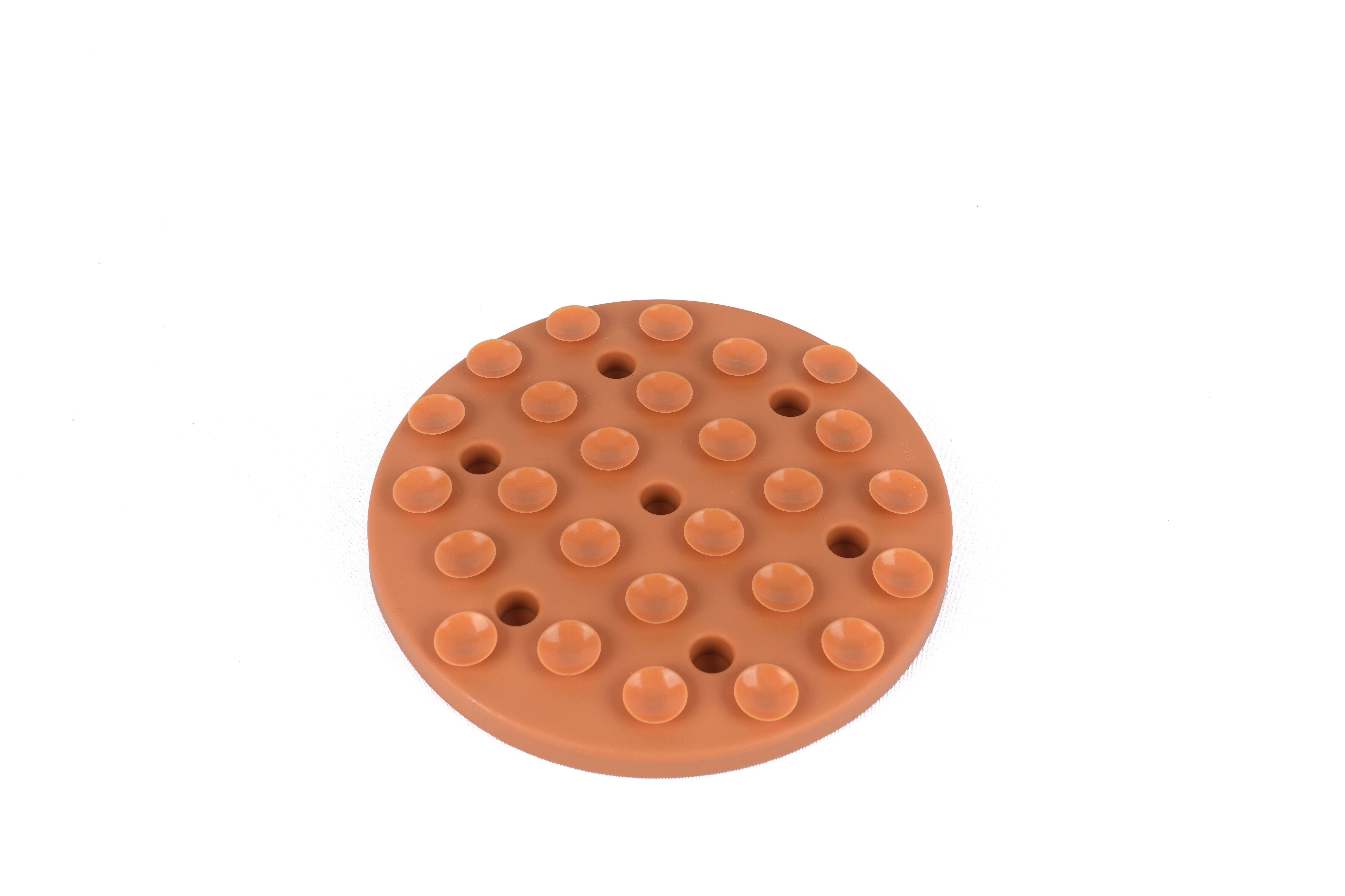 Leeby - Tapis &agrave; L&eacute;cher Fleurs pour Chiens - Orange Image num&eacute;ro 6