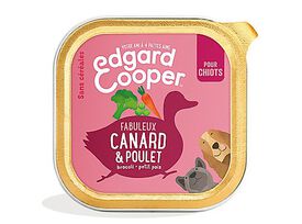 Edgard & Cooper - Barquette au Canard et Poulet pour Chiot