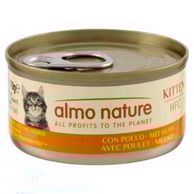 Almo Nature - Pâtée en Boîte HFC Natural Kitten Poulet pour Chaton - 70g