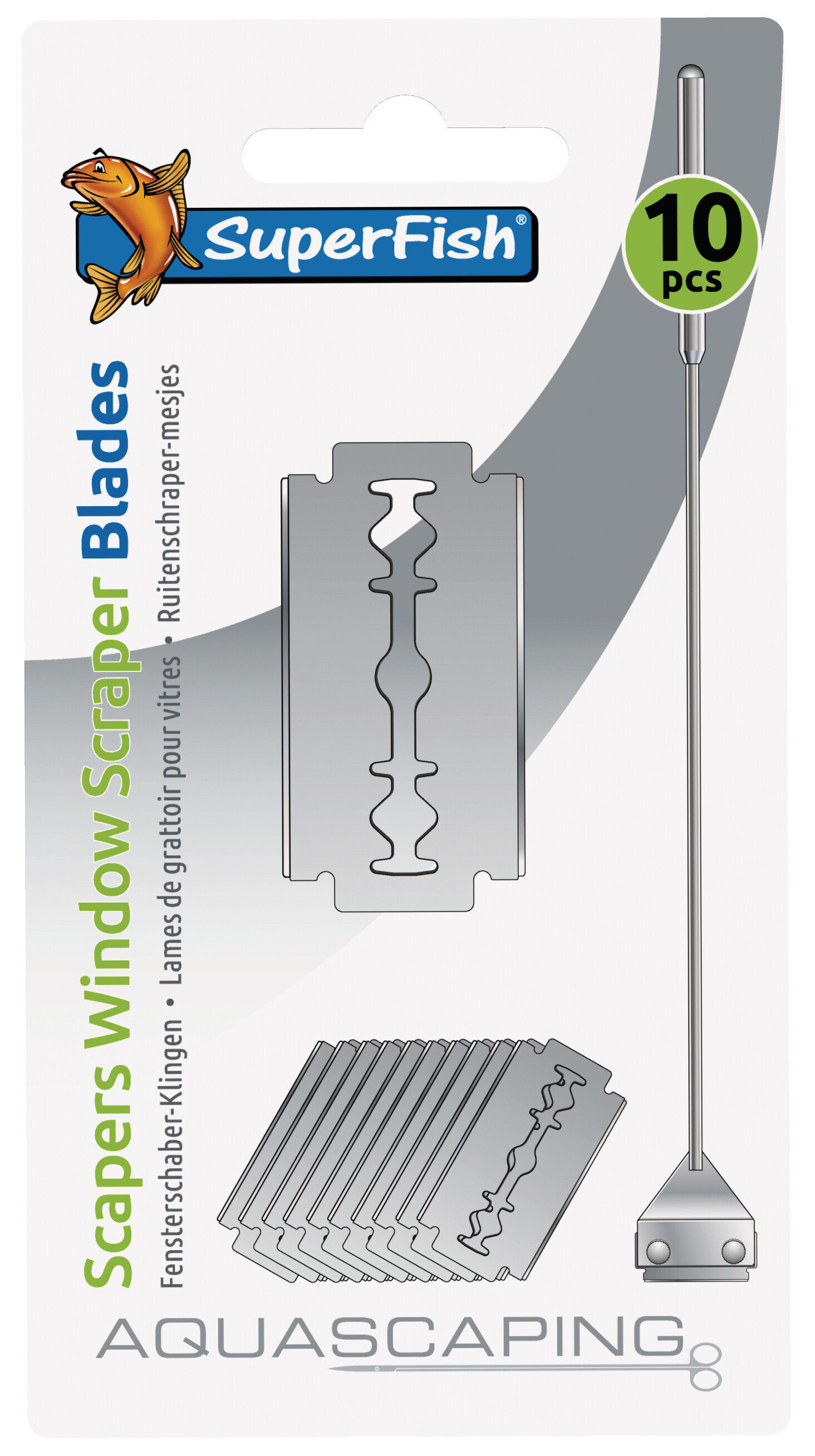Superfish - Lot de Lames Scraper Spare pour Aquarium - x10 Image num&eacute;ro 1