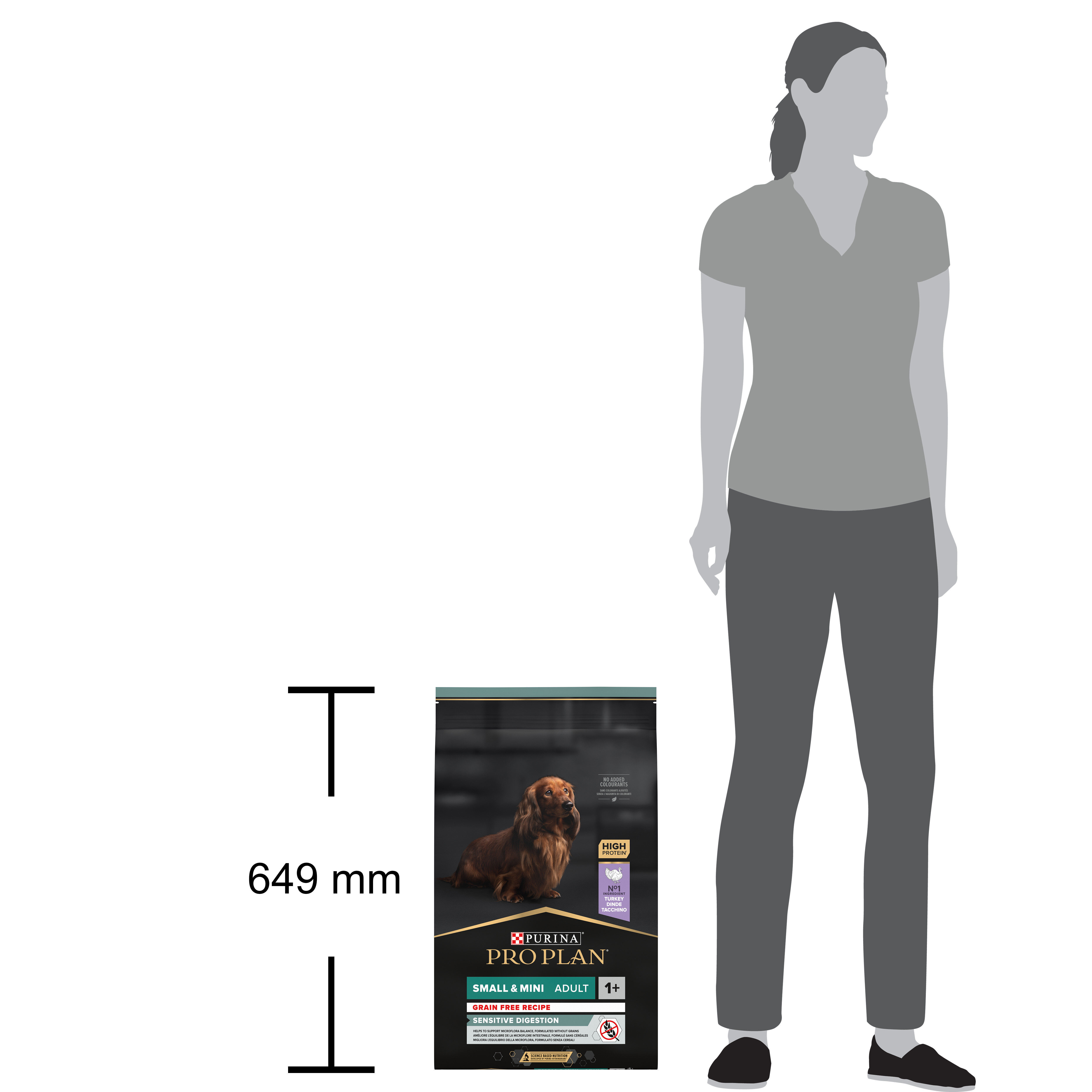 Pro Plan - Croquettes OPTIDIGEST Small & Mini Adult Sans C&eacute;r&eacute;ales Dinde pour Chien - 7Kg Image num&eacute;ro 4