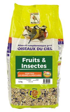 Natures Market - Mélange Fruits Et Insectes - 5kg