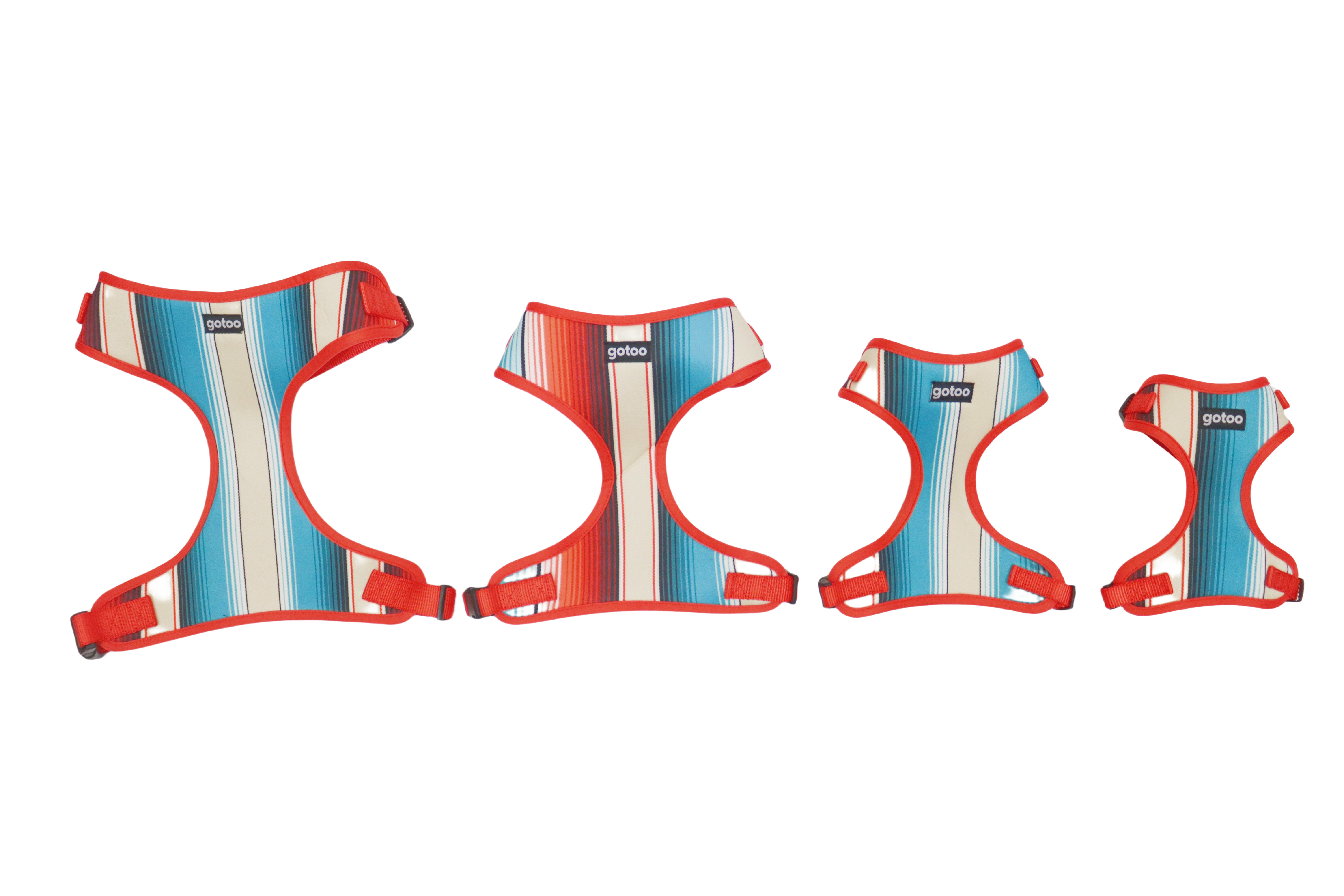 Gotoo - Harnais T-shirt &agrave; Rayures pour Chien - L Image num&eacute;ro 4