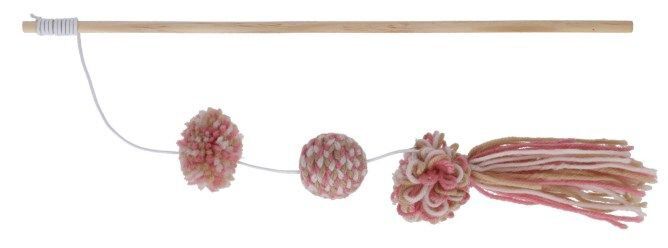 Kerbl - Jouet Canne &agrave; p&ecirc;che Cuddle pour chats - 40cm Image num&eacute;ro 1