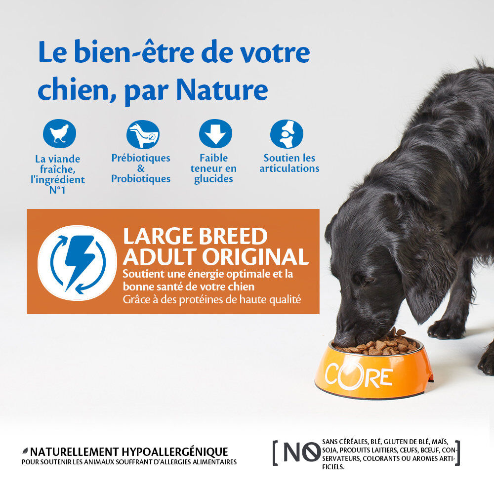 Wellness - Croquettes Large Breed Original Au Poulet Pour Chiens - 10Kg Image num&eacute;ro 2