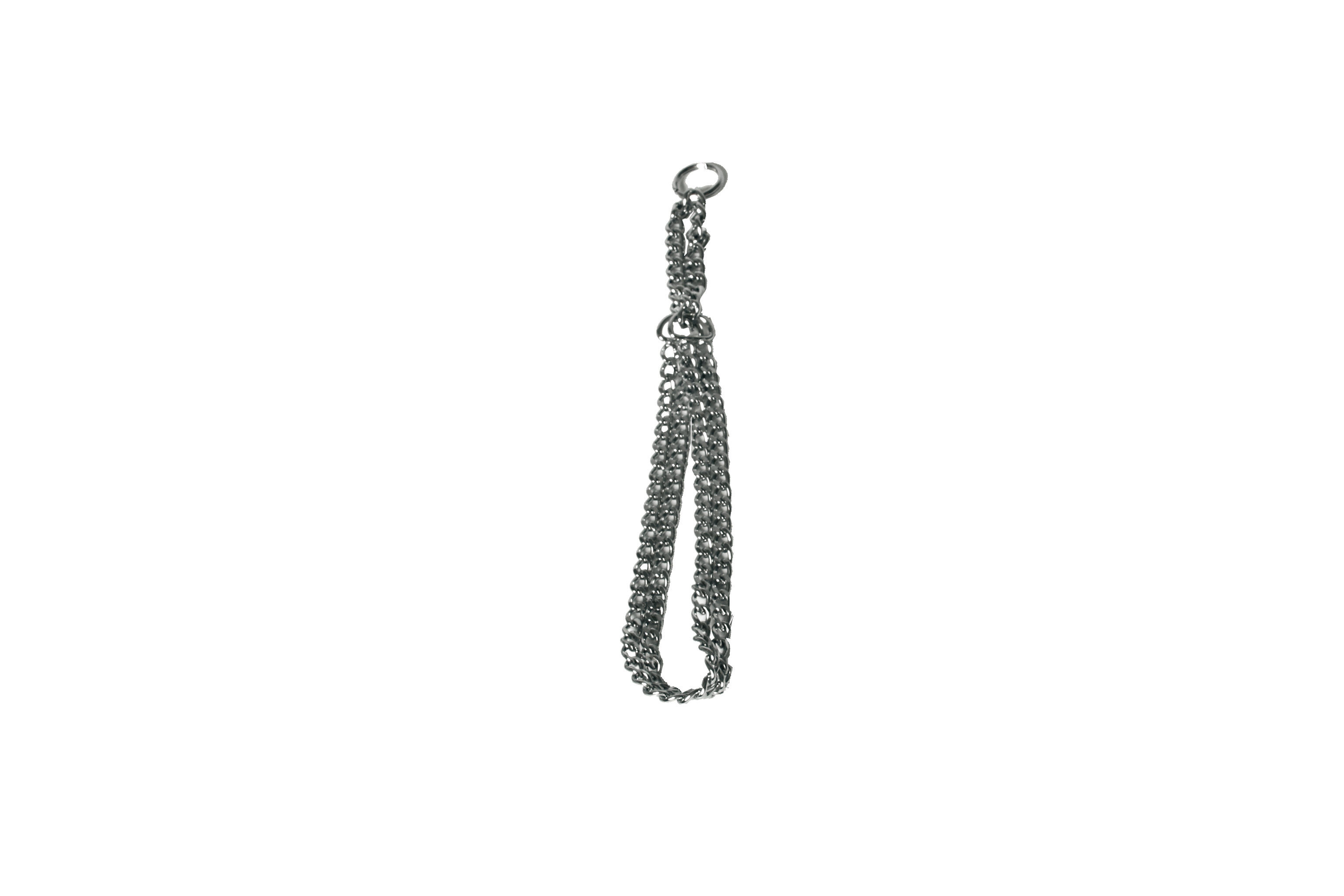 Collier en Cha&icirc;ne Semi-&eacute;trangleur 2 Rangs pour Chien - 55cm Image num&eacute;ro 1
