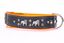 Yogipet - Collier Bulldog Cuir Crystal pour Chien Orange -T65 48/58cm Indicateur image numéro 1