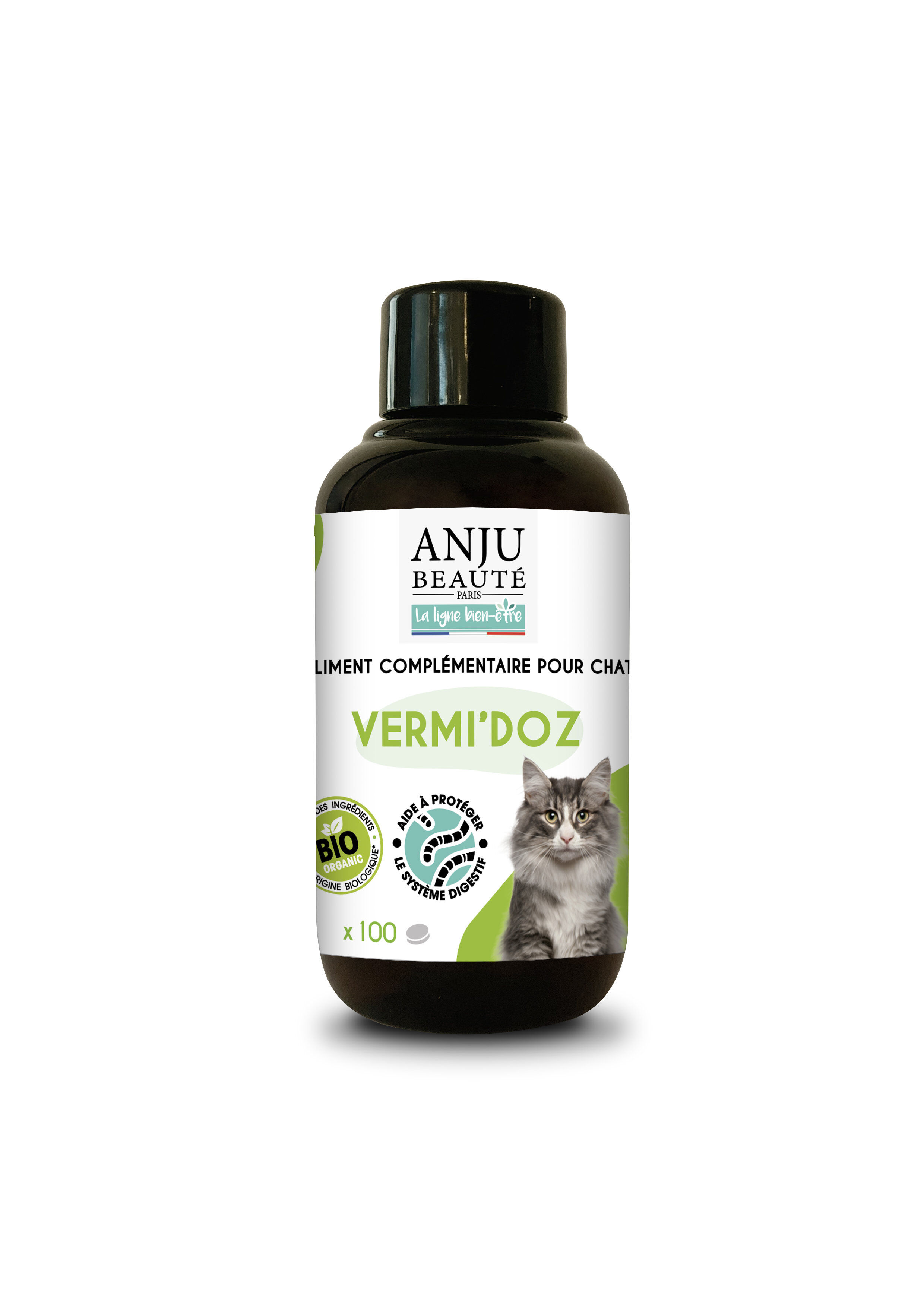 Anju Beaute - Aliment Compl&eacute;mentaire Vermi'doz pour Chats - x100 Image num&eacute;ro 1