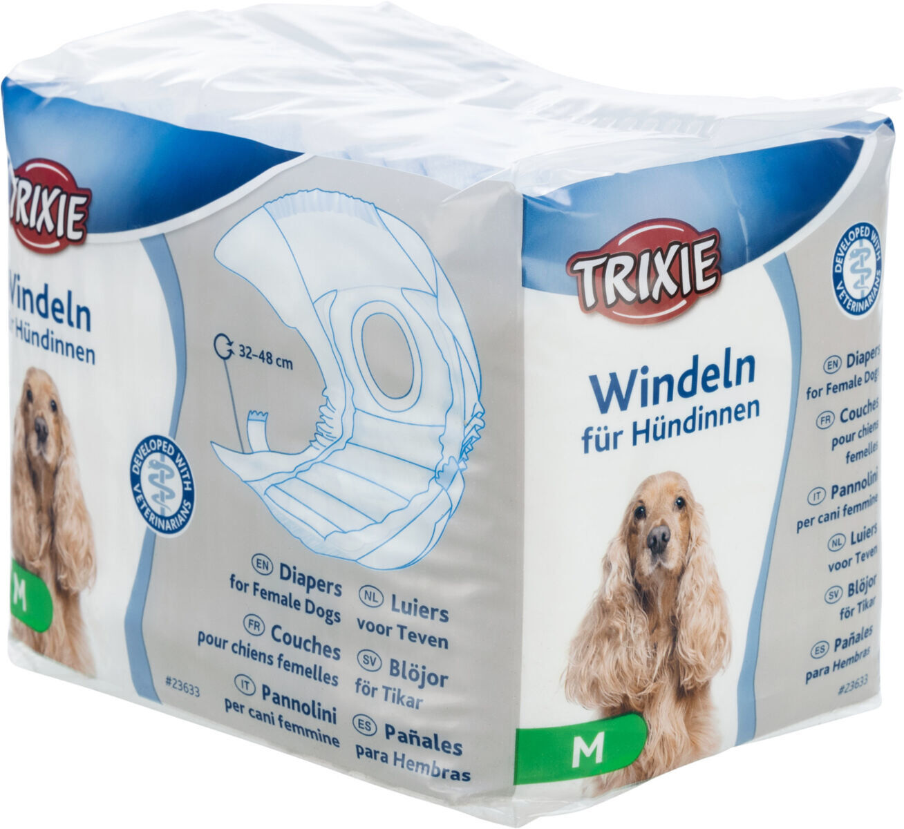 Trixie - Couches pour chiens femelles - M 32/48 cm (12 Pcs) Image num&eacute;ro 1