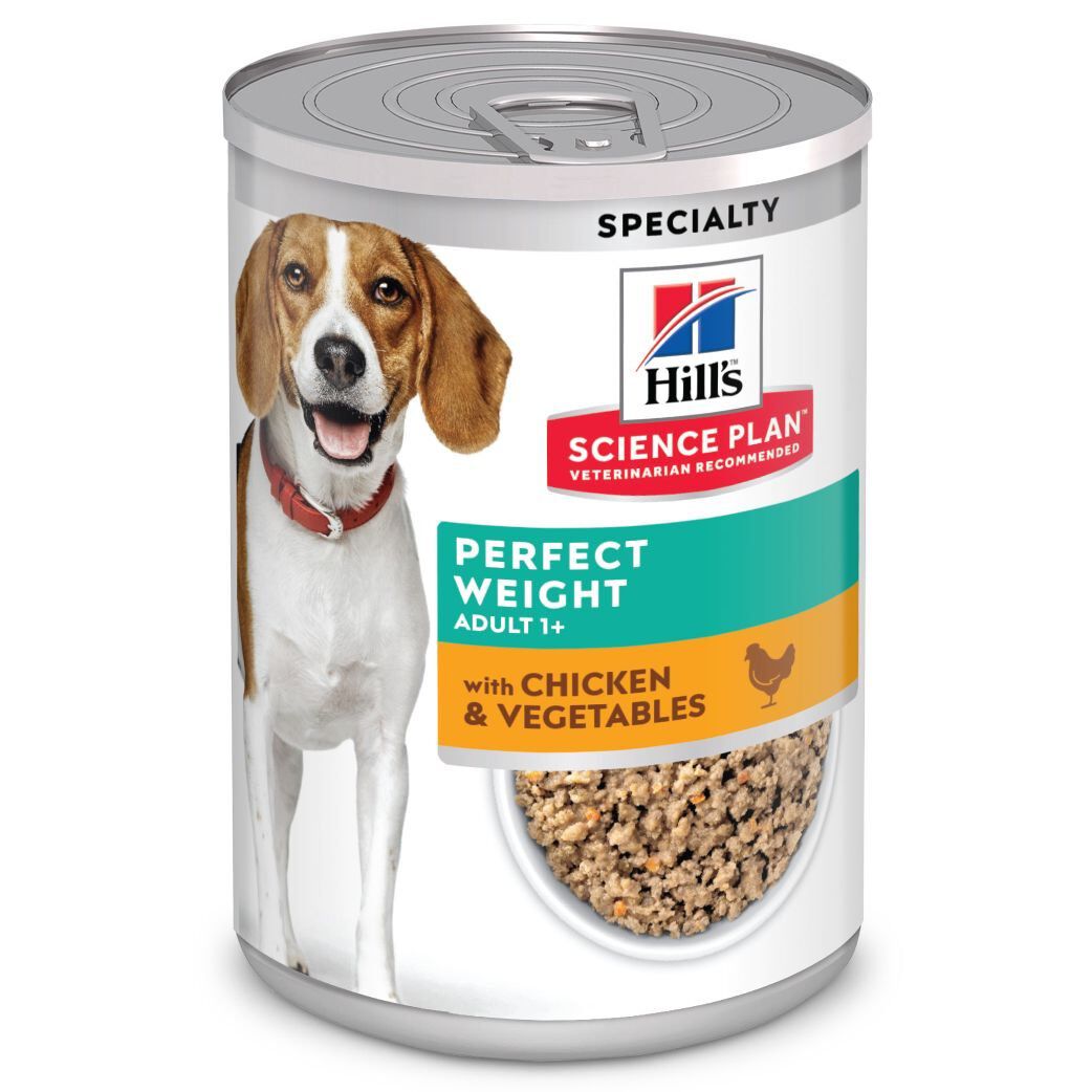 Hill's Science Plan Adult Perfect Weight boite pour chien poulet et l&eacute;gumes 363g Image num&eacute;ro 1