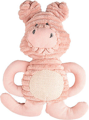 Flamingo - Jouet Peluche Small Dog Cochon Ilva Rose pour Chiens - 23cm