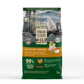 True Origins Wild - Croquettes Poulet pour Chiens Seniors