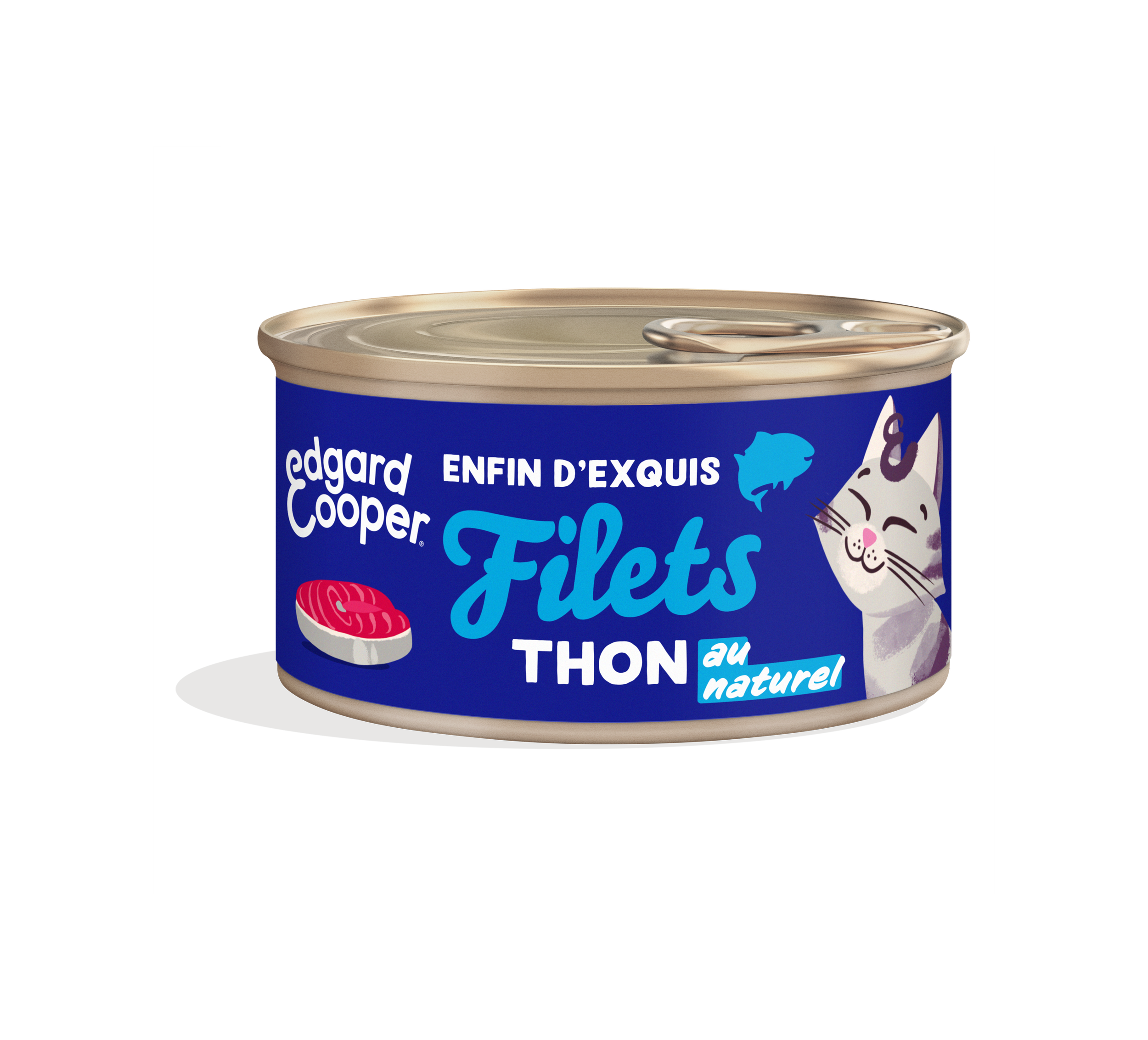 Edgard & Cooper - Filets de Thon Naturel pour Chat - 70g Image num&eacute;ro 1