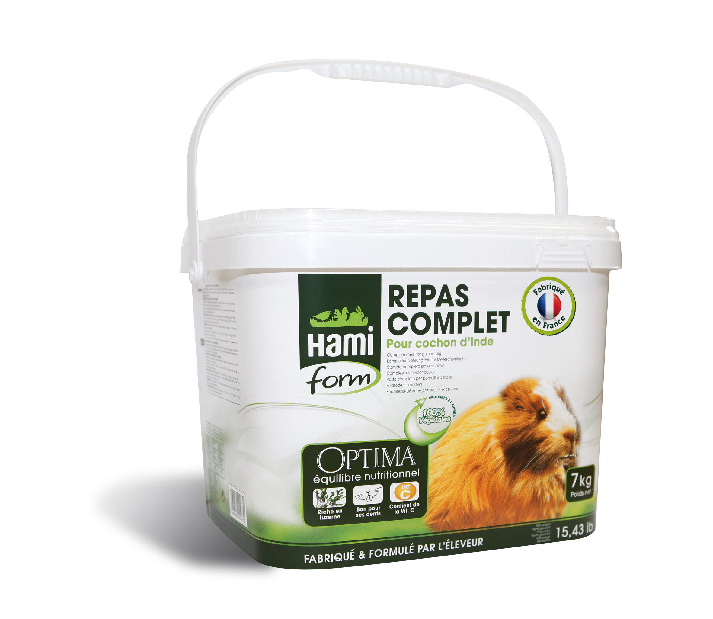 Hamiform - Repas Complet Optima pour Cochon d'Inde - 7Kg Image num&eacute;ro 1