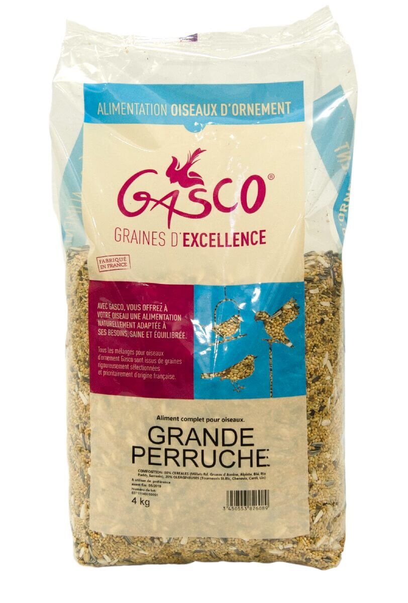 Gasco - M&eacute;lange de Graines pour Grandes Perruches - 4Kg Image num&eacute;ro 1