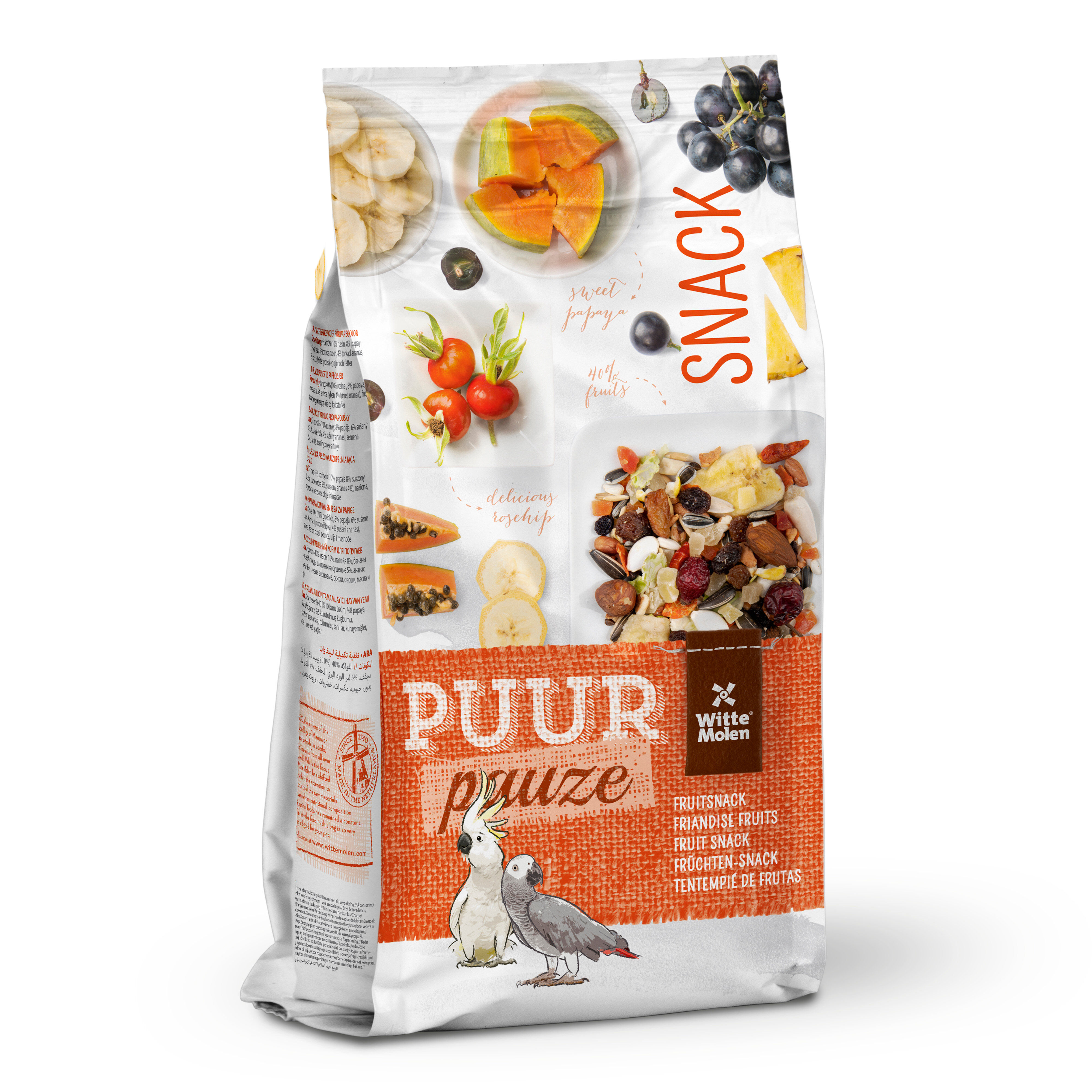 Witte Molen - Snack Muesli Perroquets Fruit - 750g Image num&eacute;ro 1