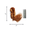 KONG - Jouet Refillables Squirrel pour Chats Indicateur image numéro 3