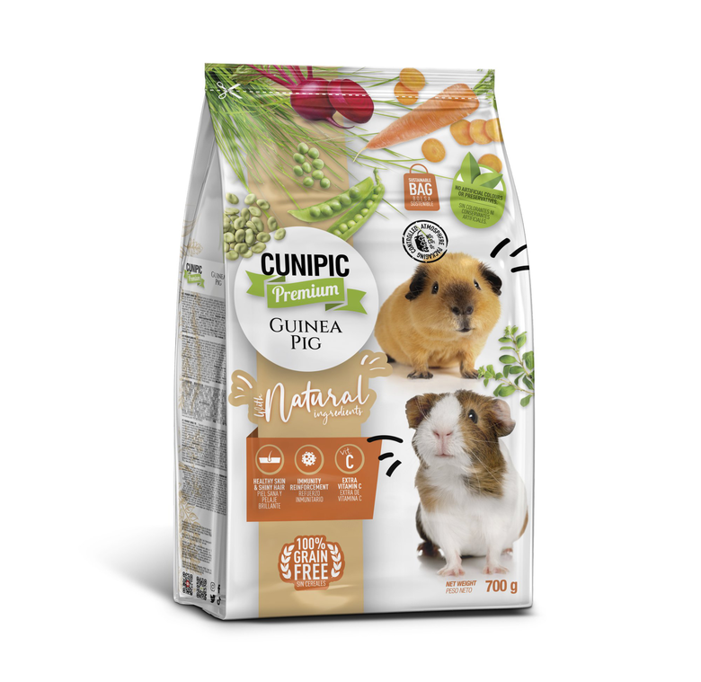 Cunipic - Aliment Guinea Pig Natural pour Cochon d'Inde - 700g image number null