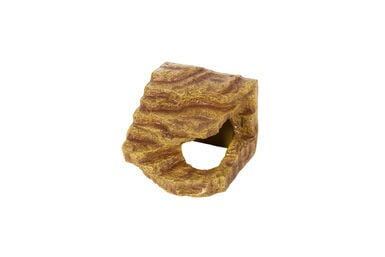Reptizoo - Cachette d'Angle Décorative pour Reptiles - 18x19x15,5cm