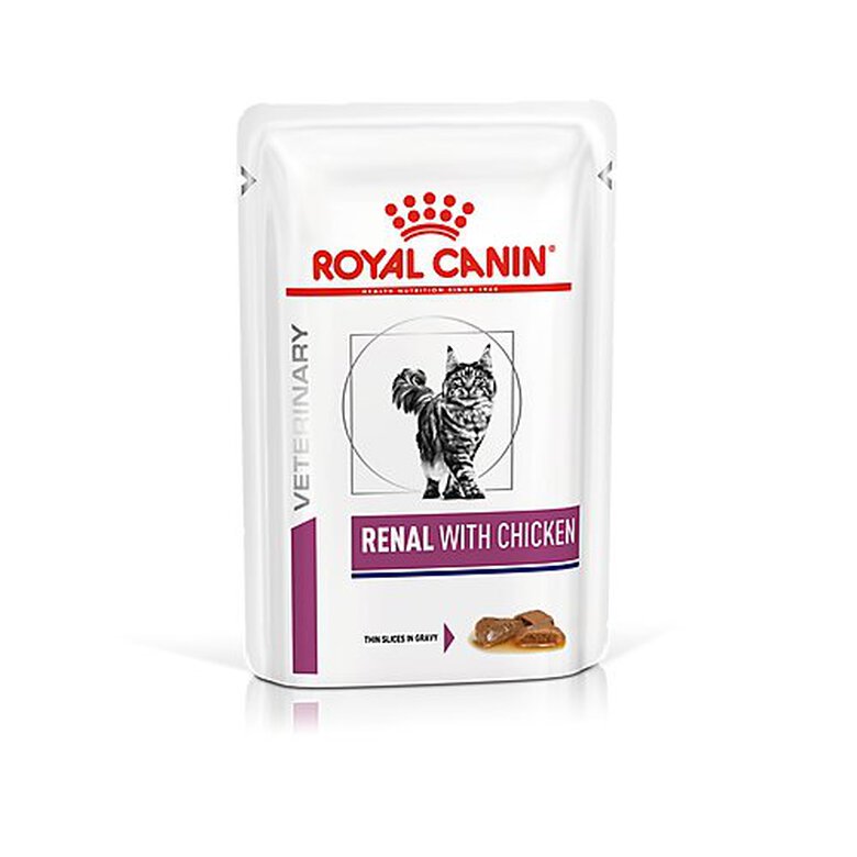 Royal Canin - Sachets Veterinary Diet Renal au Poulet pour Chat - 12x85g Image numéro 1 Royal Canin - Sachets Veterinary Diet Renal au Poulet pour Chat - 12x85g Image numéro 1