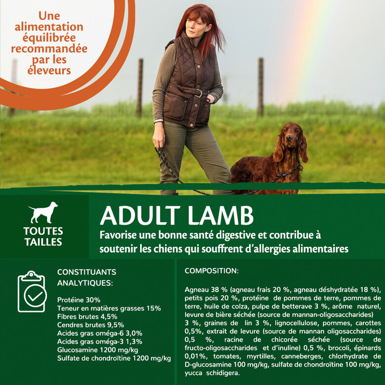 Wellness CORE - Croquettes à l'Agneau pour Chien de Toutes Races - 1,8Kg Image numéro 3 Wellness CORE - Croquettes à l'Agneau pour Chien de Toutes Races - 1,8Kg Image numéro 3