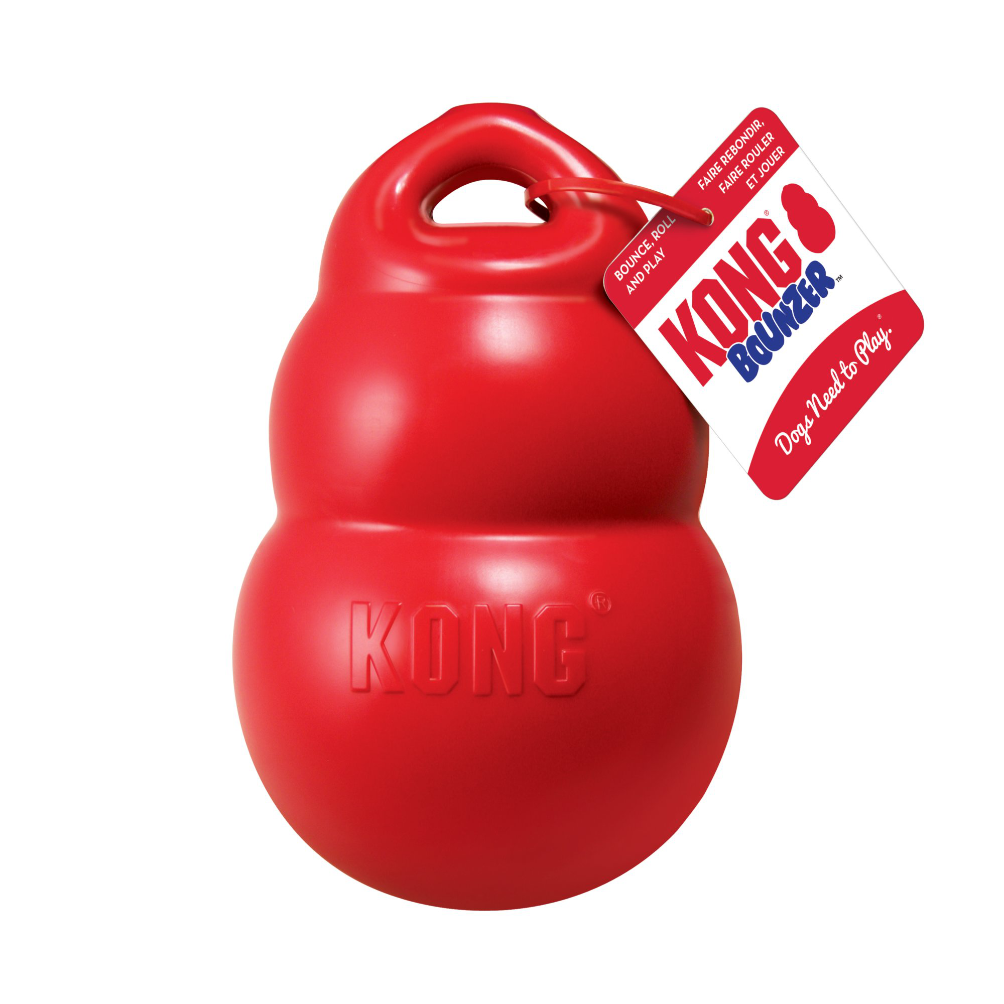 KONG - Jouet Bounzer Rouge pour Chiens - L Image num&eacute;ro 1
