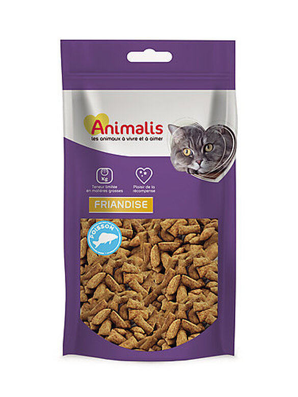 Animalis - Animalis Friandises Crunchy au Poisson pour Chat - 50g image number null