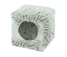 Bobby - Cube Fourrure pour Chat - Gris