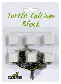 Reptiles Planet - Blocs de Calcium Turtle Calcium Block pour Tortue Aquatique - x6